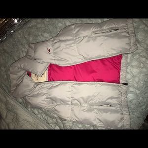 hollister puffer vest